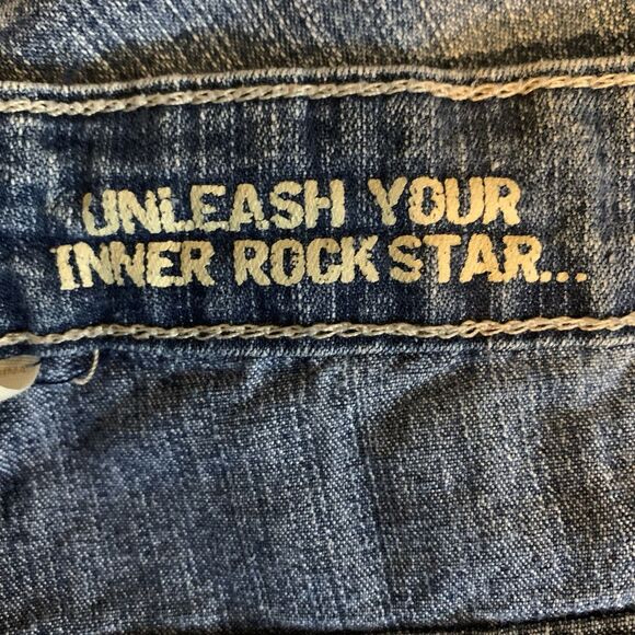 Avenue Jeans Women Size 16 Bedazzled Denim Studded Crystal Bootcut Y2K Rock Star - Picture 14 of 16